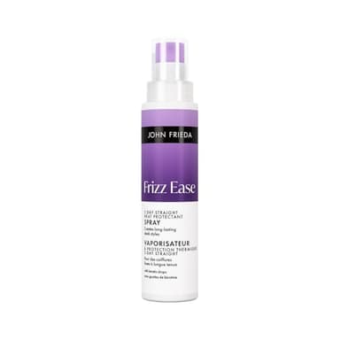 John Frieda Frizz Ease 3-Day Straight Flat Iron Styling Spray for Smoother, Flatter Hair (105 mL) | Made in Canada