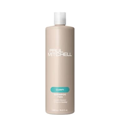 Paul Mitchell Shampoo Two, Clarifying Shampoo, Deep Cleanses + Removes Buildup, For All Hair Types, Especially Oily Hair, 500 ml