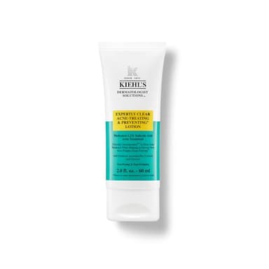 Kiehl's Expertly Clear Moisturizer with 1.2% Salicylic Acid & 2% Niacinamide, Hydrating Acne Treatment, Fades Post-acne Marks, Corrects Uneven Texture & Tone, Prevents Future Breakouts - 60 ml