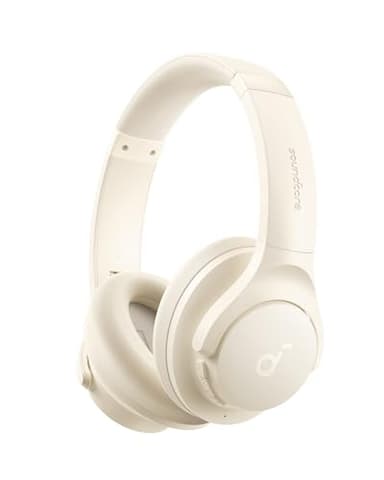 soundcore by Anker Q20i Hybrid Active Noise Cancelling Headphones, Wireless Over-Ear Bluetooth, 40H Long ANC Playtime, Hi-Res Audio, Big Bass, Customize via an App, Transparency Mode, Ideal for Travel