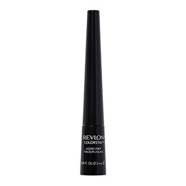 Revlon Liquid Eyeliner, ColorStay Eye Makeup, Waterproof, Smudgeproof, Longwearing with Ultra-Fine Tip, 251 Blackest Black, 0.08 Fl Oz/ 2.5 ml (Pack of 1)