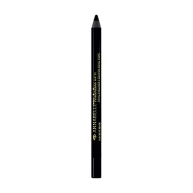Annabelle Waterline Matte Kohl Eyeliner Pencil, Blackest Black, Intense Colours, Matte Finish, Easy-To-Apply, Long-Lasting 12h, Waterproof, Transferproof, Cruelty-Free, 1.2 g