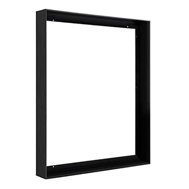 FOLKOR Floating Frame for 24x36 Canvas Paintings, DIY Metal Canvas Frame with 1.5" Deep Floater Frame for Canvas Wall Art/Portrait/Landscape Living Room Bedroom Kitchen Decor (Black)