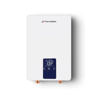 ThermoMate Tankless Water Heater Electric for Sink Faucet, 6000W 240V Point of Use Instant Hot Water Heater CSA Certified with Self-modulating, Overheating Protection, 1.07GPM at 35°F Rise