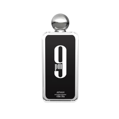 Afnan 9 Pm for Men Eau de Parfum Spray, 3.4 Ounce