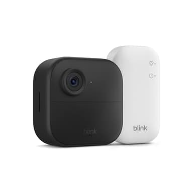 Blink Outdoor 4 – Wireless smart security camera, two-year battery life, 1080p HD day and infrared night live view, two-way talk. Sync Module Core included – 1 camera system