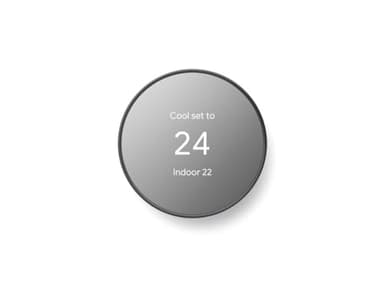 Google Nest Thermostat - Smart Thermostat for Home - Programmable WiFi Thermostat - Charcoal