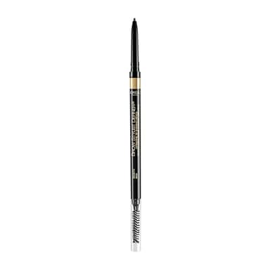 L’Oréal Paris Brow Stylist Definer Mechanical Eyebrow Pencil, With an Ultra-Fine Tip of 0.5mm for Well-Defined Brows, Easy to Blend, Integrated Spoolie Brush, Waterproof & Smudge-proof, Brunette, 90mg