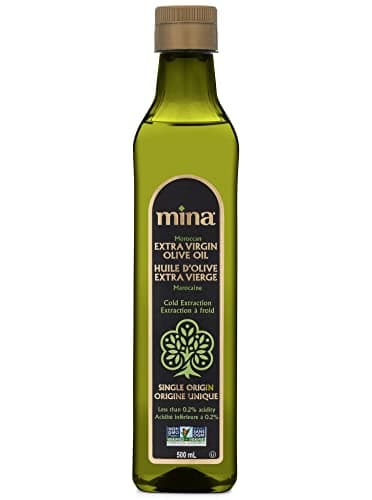 Mina Extra Virgin Olive Oil, Single Origin, Cold Extracted, Moroccan Olive Oil High in Polyphenols, 500ML – 16.9 Fl Oz