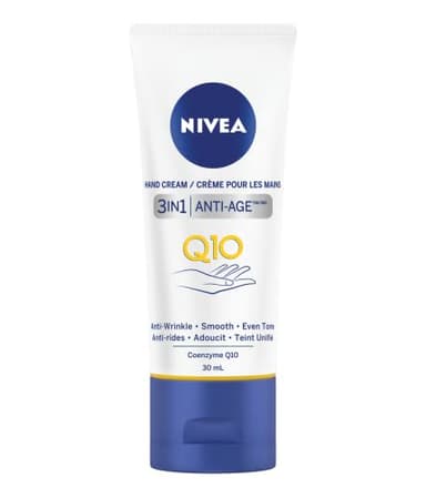 NIVEA 3-in-1 Q10 Anti-Age Hand Cream, 100ml