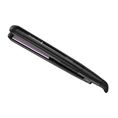 Remington 1" Anti-Static Flat Iron with Floating Ceramic Plates and Digital Controls, Hair Straightener, Purple, S5500
