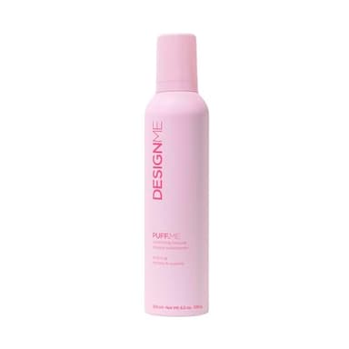 DESIGNME PUFF.ME Hair Mousse | Volumizing Mousse, Flexible Hold, Adds Body & Bounce | Heat Protection | Without Paraben, Sulfate & Alchohol | Volumizer for Fine Hair | Color Safe