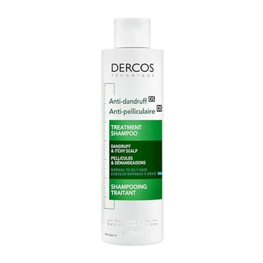 Vichy Dercos ANTI-DANDRUFF Itch Relief Shampoo, 200ML. For Oily, Greasy Or Dry Hair. Itchy Scalp Shampoo For Men & Women With Salicylic Acid. Helps manage Seborrheic Dermatitis & Atopic Dermatitis.