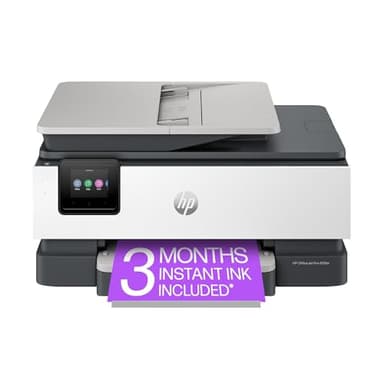 HP OfficeJet Pro 8125e Wireless All-in-One Color Printer, Instant Ink; Two-Sided Printing