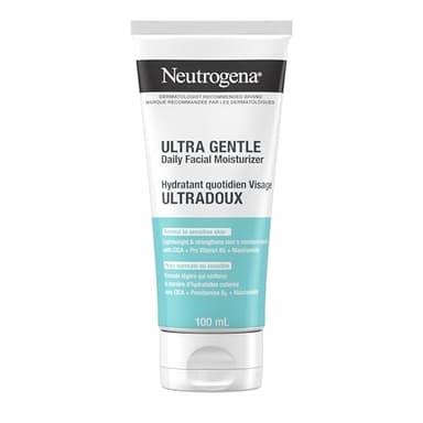 Neutrogena Fragrance Free Daily Facial Moisturizer, Face Moisturizer for Sensitive & Dry Skin with Vitamin B3, Pro-Vitamin B5 & Vitamin E, Supports Skin's Dynamic Barrier, 100 mL