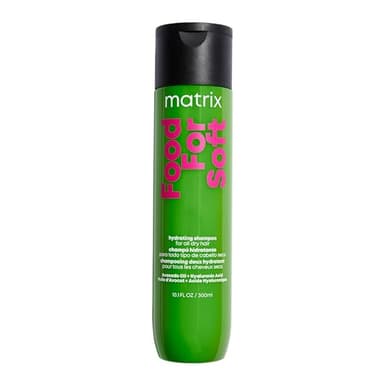 Matrix Food For Soft Shampoo, Hydrating Shampoo for Dry & Brittle Hair, Moisturizes, Softens, & Smooths, With Avocado Oil & Hyaluronic Acid, Suitable for Color Treated Hair, Vegan