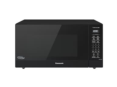 Panasonic NNST75LBC Family Size Genius Cyclonic Inverter 1200 W Microwave Oven, 15 Auto Cook Menus, Child Lock, 1.6 cu.ft, Black