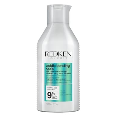 Redken Shampoo for Curly Hair, Acidic Bonding Curls, Sulfate-Free Repairing, Bouncy, Hydrating, Detangling, Vegan Formula, Silicone-Free