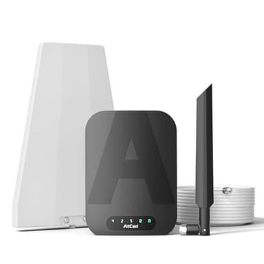 Atcall Cell Phone Booster for House, Boost 5G 4G LTE for All Canadian Carriers - Bell Telus Rogers Etc, Coves Up to 3,000 Sq. Ft, ISED Approved Canada Cell Booster