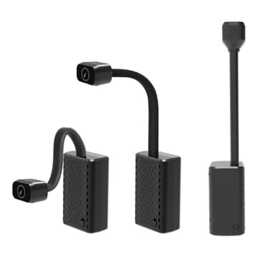 WKX 2K Mini Goose-Neck Security Camera Wireless with Magnetic Mount, Built-in Hotspot, Color Night Vision, Motion Detection, SD Card & Cloud Storage, Phone & PC Monitoring for Home Security (W-G2)