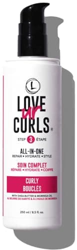 Love Ur Curls - All in One Curl Cream Styler, Curling Cream for Curly Hair, Repair, Define, Hydrate & Style, Anti Frizz with Shea Butter, 250mL