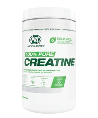 PVL 100% Pure Creatine Monohydrate Powder – Micronized Supplement for Women & Men, Unflavoured Amino Acids & Beta Alanine Friendly, Informed-Choice Tested, 1000 g (200 Servings)