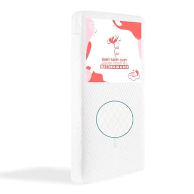 Dream On Me Baby Fairy 5” Foam Crib & Toddler Bed Mattress