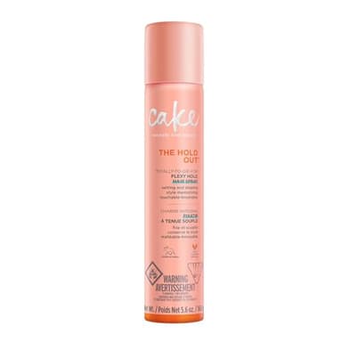 Cake Beauty Hold Out Flexible Vegan Hairspray with Vitamin E - Lightweight Hairspray for Volume, Hold & Anti Frizz - Sulfate Free & Cruelty Free Hair Spray - Curly Hair Styling Products for Women, 200 ml (Pack of 1)