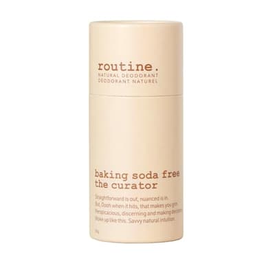 Routine Natural Deodorant|The Curator: Eucalyptus, Geranium, Black Spruce & Cocoa|Sensitive Skin Formula, Aluminum Free, Natural Deodorant for Women & Men, Deodorant Stick, 50 grams