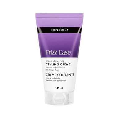 John Frieda Frizz Ease Straight Fixation Styling Crème for Sleek, Beautiful Hair (145 mL) Packaging May Vary