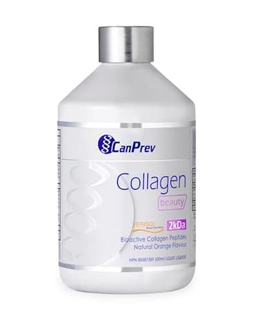 CanPrev Collagen Beauty Liquid, 500ml 50-Day Supply - Skin Smoothness & Elasticity in 28 Days - Free from Dairy, GMO and Gluten - Features Verisol Bioactive Collagen Peptides for Radiance and Support
