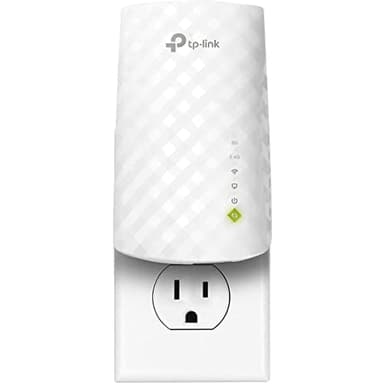 TP-Link AC750 WiFi Extender (RE220) - Covers Up to 1,200 Sq.ft and 20 Devices, Up to 750Mbps, Dual Band WiFi Range Extender, WiFi Booster to Extend Range of WiFi Internet Connection