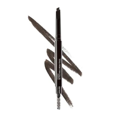 wet n wild Ultimate Eyebrow Retractable Definer Pencil, Dual-Sided, Fine Tip, Shapes, Defines, Fills Brows Makeup - Dark Brown