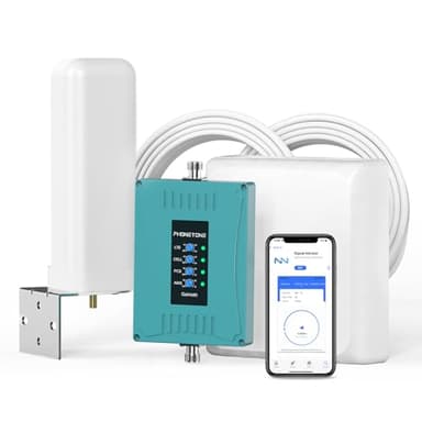 Cell Phone Booster for House | Boost 5G 4G LTE & 3G on Band 2 4 5 12 13 17 | Compatible with All Canadian Carriers - Bell, Rogers, Telus & More | Up to 5,000 sq ft | ISED Approved