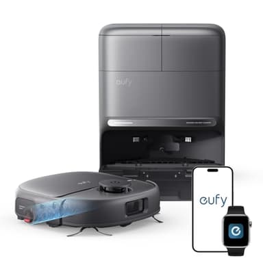 eufy C28 Omni, Robot Vacuum and Mop, HydroJet Self Clean Roller Mop