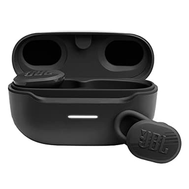 JBL Endurance Race Waterproof True Wireless Active Sport Earbuds, with Microphone, 30H Battery Life, Comfortable, dustproof, Android and Apple iOS Compatible (Black)