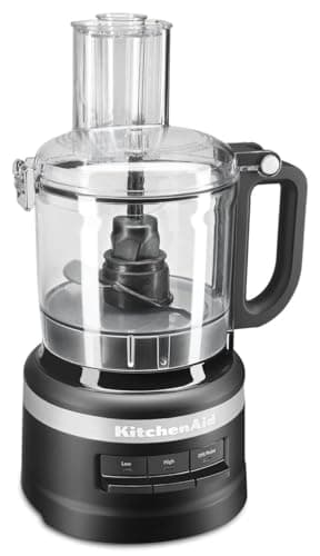 KitchenAid KFP0718BM Food Processor, 7 Cup, Matte Black