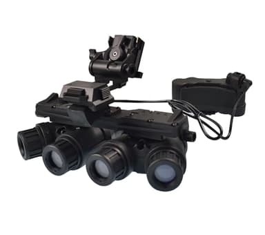 Airsoft Tactical Cosplay GPNVG18 Binoculars Night Vision Goggles Model No Function,L4G24 Night Vision Helmet Mount for PVS15/PVS18/GPNVG18 Fit for Tactical Decoration and Props (Black)