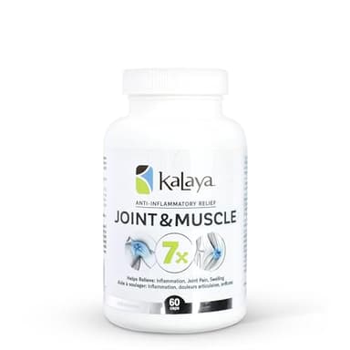 KaLaya 7x Joint & Muscle Anti-Inflammatory Supplement (60 Capsules) – Promotes Joint Mobility, Supports Bone Health, and Helps Relieve Inflammation, Minor Pain & Swelling