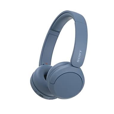 Sony WH-CH520 Wireless Headphones Bluetooth On-Ear Headset with Microphones, Blue