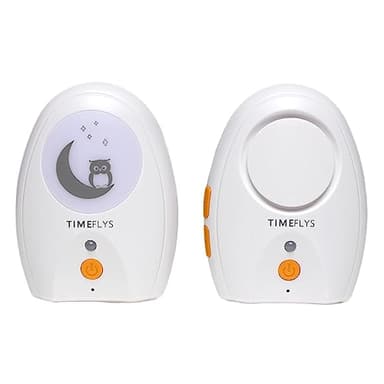 TimeFlys Audio Baby Monitor Paladin Portable, Rechargeable, Extra Long Range up to 2000 ft, Night Light,Camping