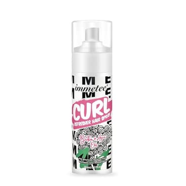 immetee Curl Refreshing Hair Spray,Leave-In Hair Spray for Curls,Moisturizing Curl Hair Spray,Volume Hair Long-Lasting Styling Fluffy Conditioning Spray 150ml/5.27fl. oz.