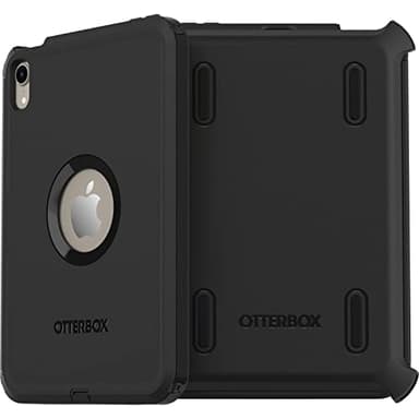OtterBox Defender Series Case for iPad mini (A17) and iPad mini (6th gen) - Ideal for Business Customers - Black, Rugged, Durable, Multi-Layer Protection (Single Unit Ships in Polybag)