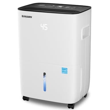 SAHAUHY 120 Pints ENERGY STAR Dehumidifiers for Basements Home Bedroom Garage Stockroom and Large Room Spaces up to 6,200 Sq. Ft with Drain Hose and Water Tank