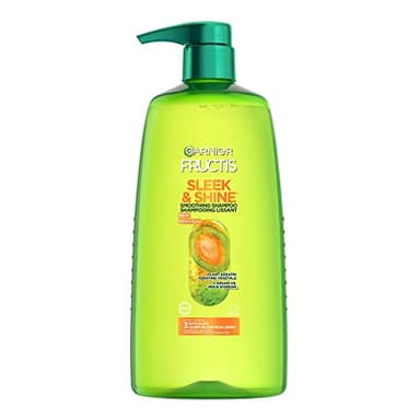Garnier Fructis Sleek & Shine, Smoothing Shampoo, For Frizzy and Dry Hair, with Argan Oil, Paraben-Free, 1L