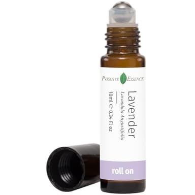Lavender Essential Oil Roll-On, Pure Lavender Oil Pre-Diluted with Jojoba, Stainless Steel Rollerball, Travel-Size Aroma Oil, 10 mL
