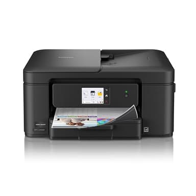 Brother Work Smart 1410 Wireless Printer, All-in-One Colour Inkjet Printer for Home Use, Copier, Scanner with 2.7” Colour Touchscreen & Auto Duplex Printing (MFC-J1410DW use LC501 Series Ink)