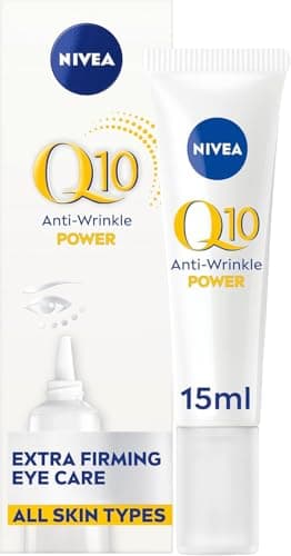 NIVEA Q10 POWER Anti-Wrinkle + Firming Eye Cream, 15mL | Anti-wrinkle eye cream with antioxidant Q10