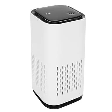 Mini Air Purifier, Smoke Air Cleaner for Home Portable Ionizer with HEPA Filter USB Port 5V Activated Carbon Freshener Smoke for Car Office Tabletop