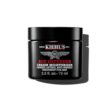 Kiehl's Age Defender Cream Moisturizer, Firming & Lifting Anti-Aging Treatment for Men, Gently Exfoliates, Minimizes Look of Fine Lines & Wrinkles, with Capryloyl Salicylic Acid & Caffeine - 75 ml